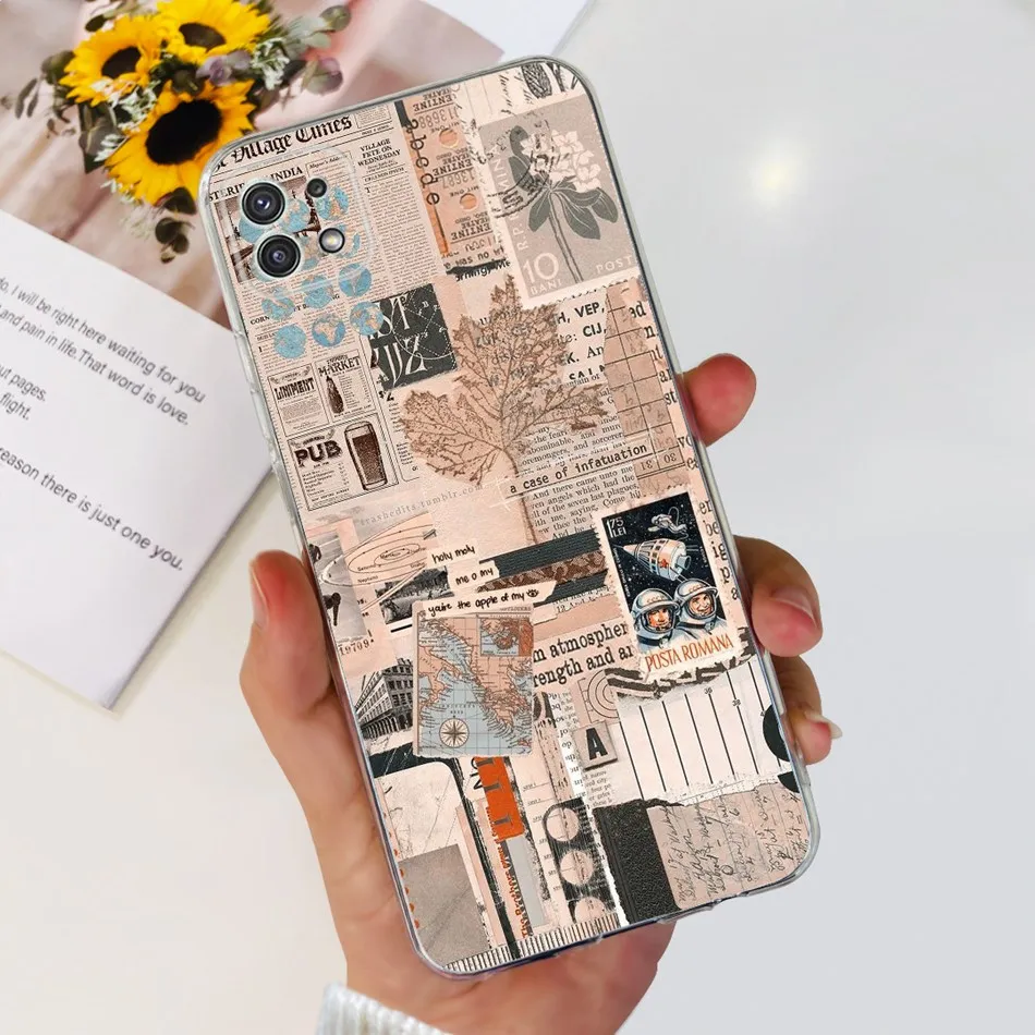 Stylish Transparent TPU Soft Silicone Phone Case