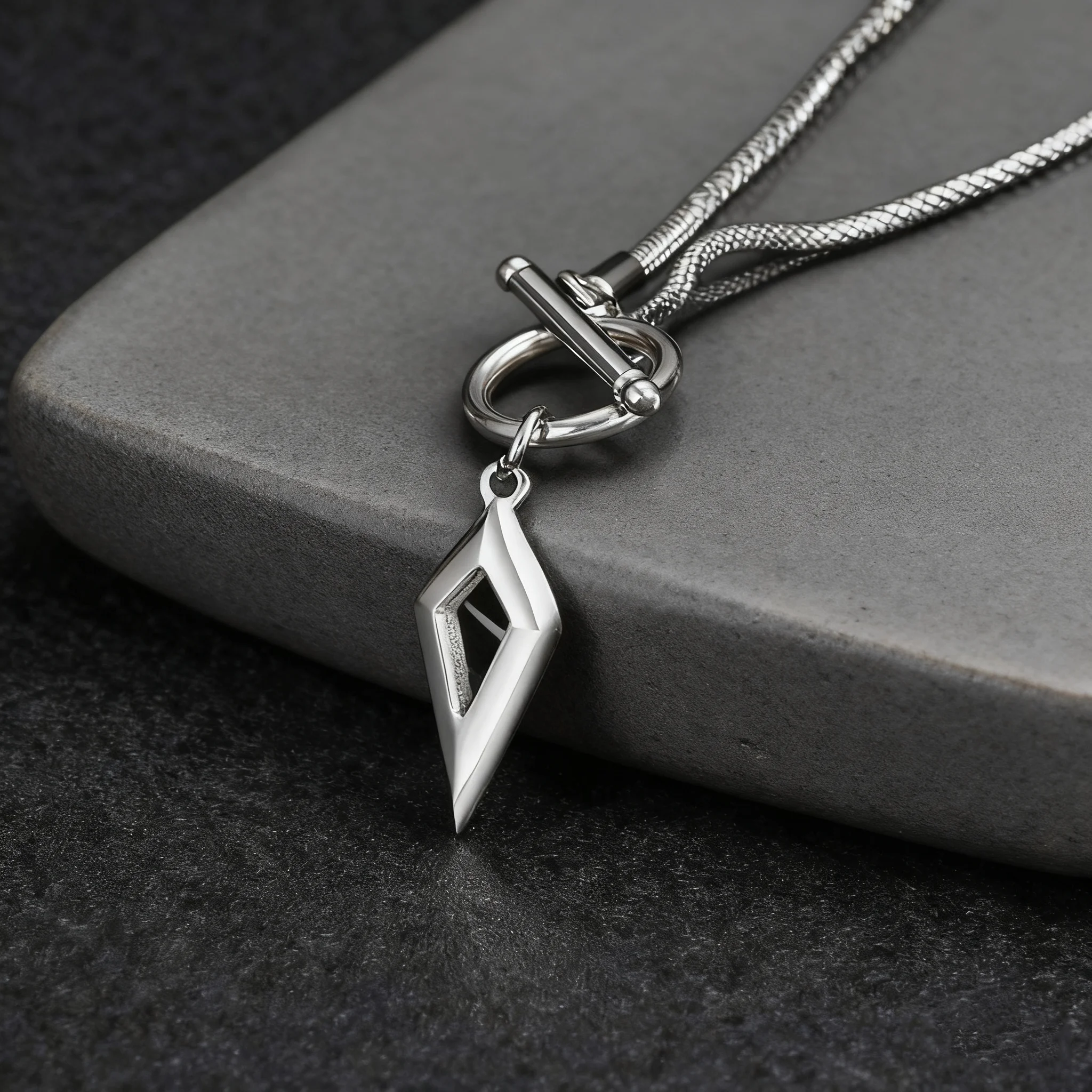 Trendige klassische Halskette mit vierzackigem Sternanhänger und OT-Verschluss für Herren, runde Schlangenkette aus Edelstahl, Punk-Schmuck