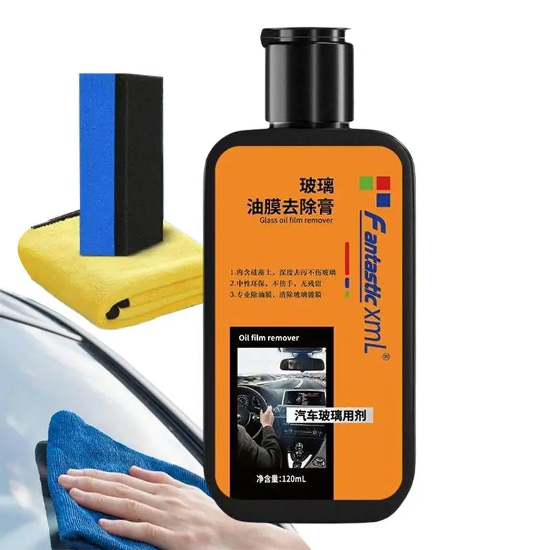 

Oil Film Remover Car Windshield Oil Film Cleaner Glass Cleaner For Auto And Home Eliminates Coatings Bird Droppings And Water