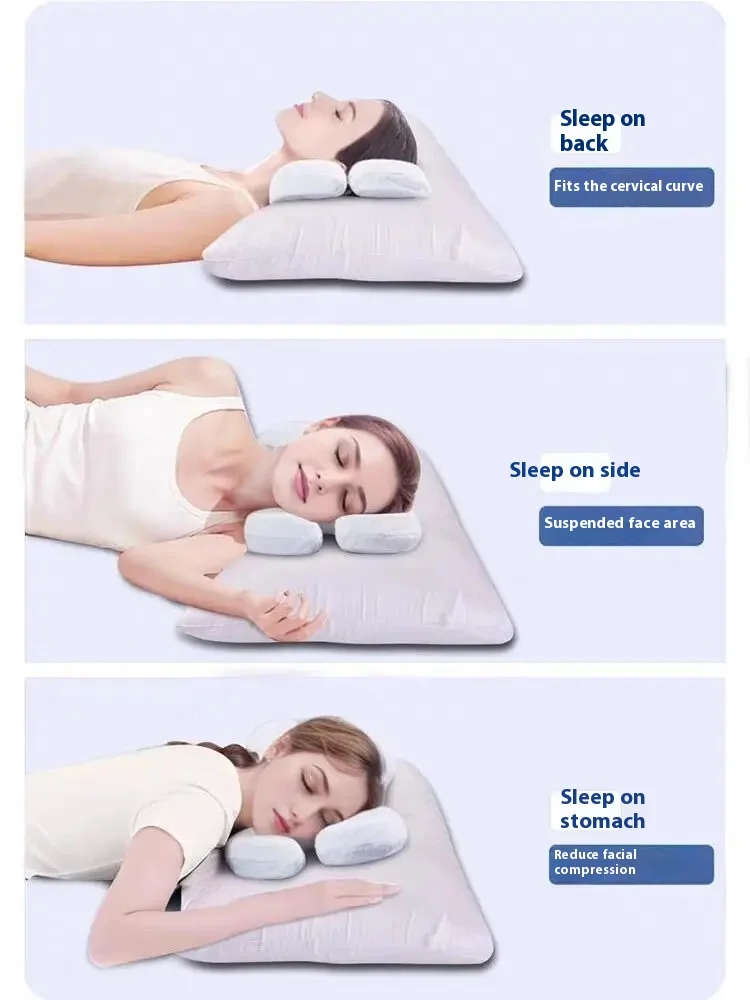 Memory Foam Face Relaxed Wrinkle Prevention flawless face pillow anti wrinkle 3