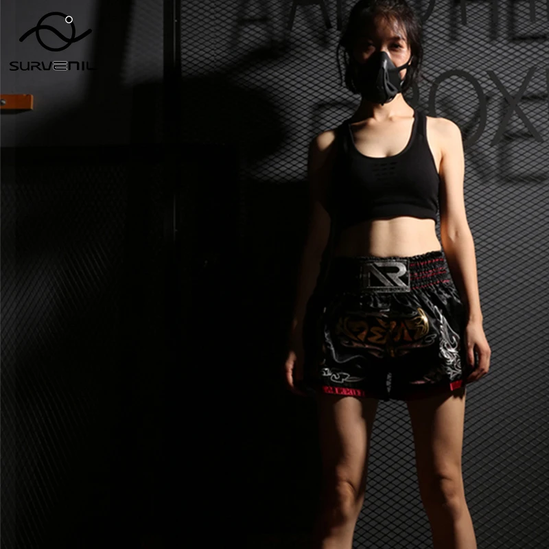 Kickboxing Fight Tiger Muay Thai Shorts Adult Kids Breathable Embroidery Kick Boxing Trunks Men Women Grappling Sanda MMA Pants 6