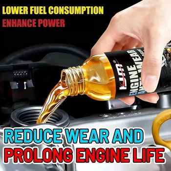 KJM 60ML Agente Anti-Usura per Motori Auto, Additivo per Rimozione Carbonio, Riduzione Rumore, Risparmio Carburante, Aumento Potenza