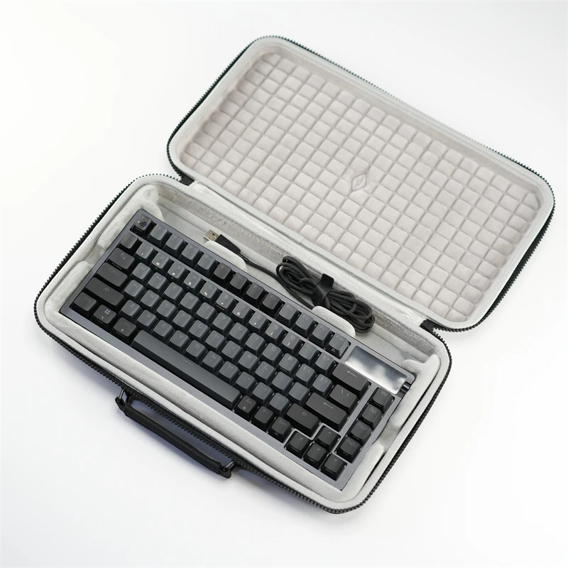 Portátil Duro Caixa de Armazenamento de Proteção Bolsa Case de Transporte Capa para Rog Azoth 75 Teclado Mecânico Novo