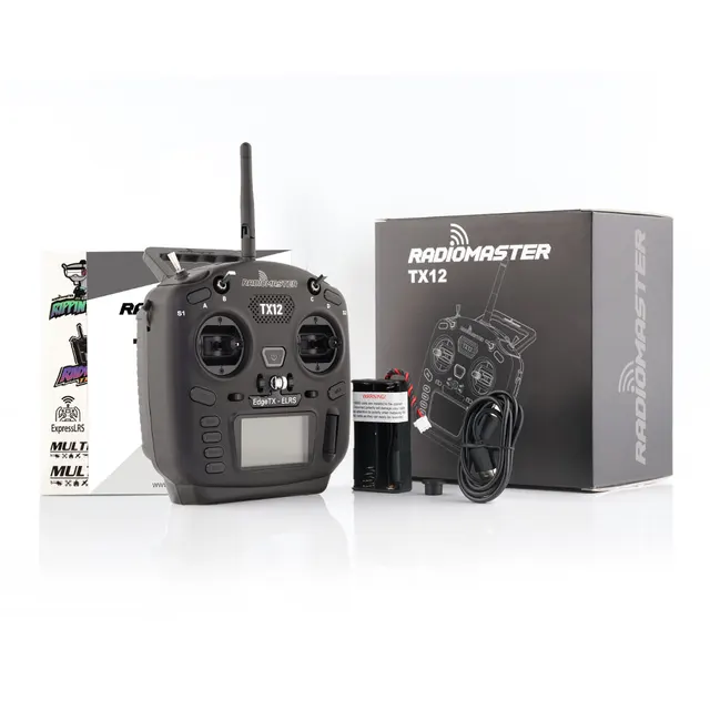 RadioMaster TX12 MKII MK2 Mark 2 Radio ELRS/CC2500 EdgeTX OpenTX 16CH Multi-Module Compatible Radio Control Transmitter 2