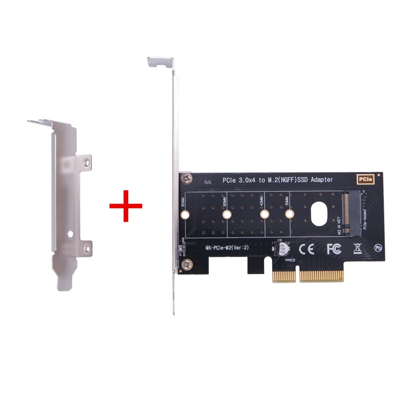 M.2 NVMe SSD NGFF-PCIE X4 컨버터 카드, M 키 라이저 멀티 플라이어 PCI-e PCI Express 3.0 4X-2230-2280 M.2 SSD M2 PCIE 어댑터