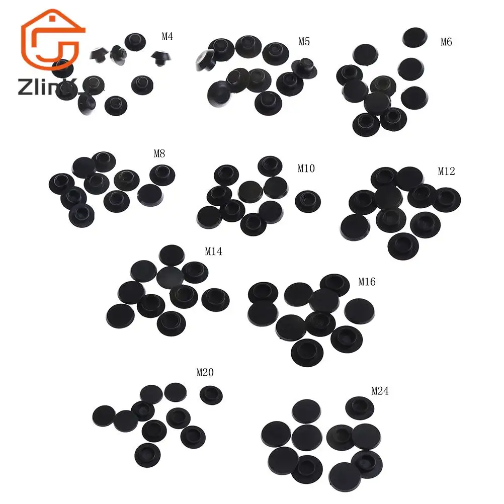Hot sale 10Pcs/lot Hex Socket Allen Bolt Screw Nut Hexagon Head Cover ...