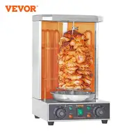 VEVOR Shawarma Grill Machine, 13lbs  Chicken Shawarma Cooker Machine Electric Vertical Broiler Gyro Rotisserie Oven Doner Kebab 1