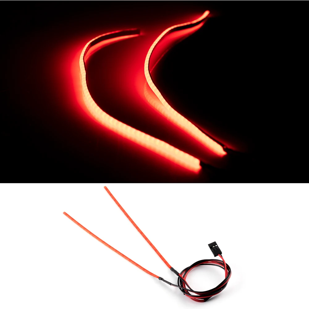MIBIDAO Auto Shell Licht LED Streifen Lichter Nacht Scheinwerfer DIY Zubehör für 1/10 RC Auto Lkw Upgrade Decortion Teile – Detail 6