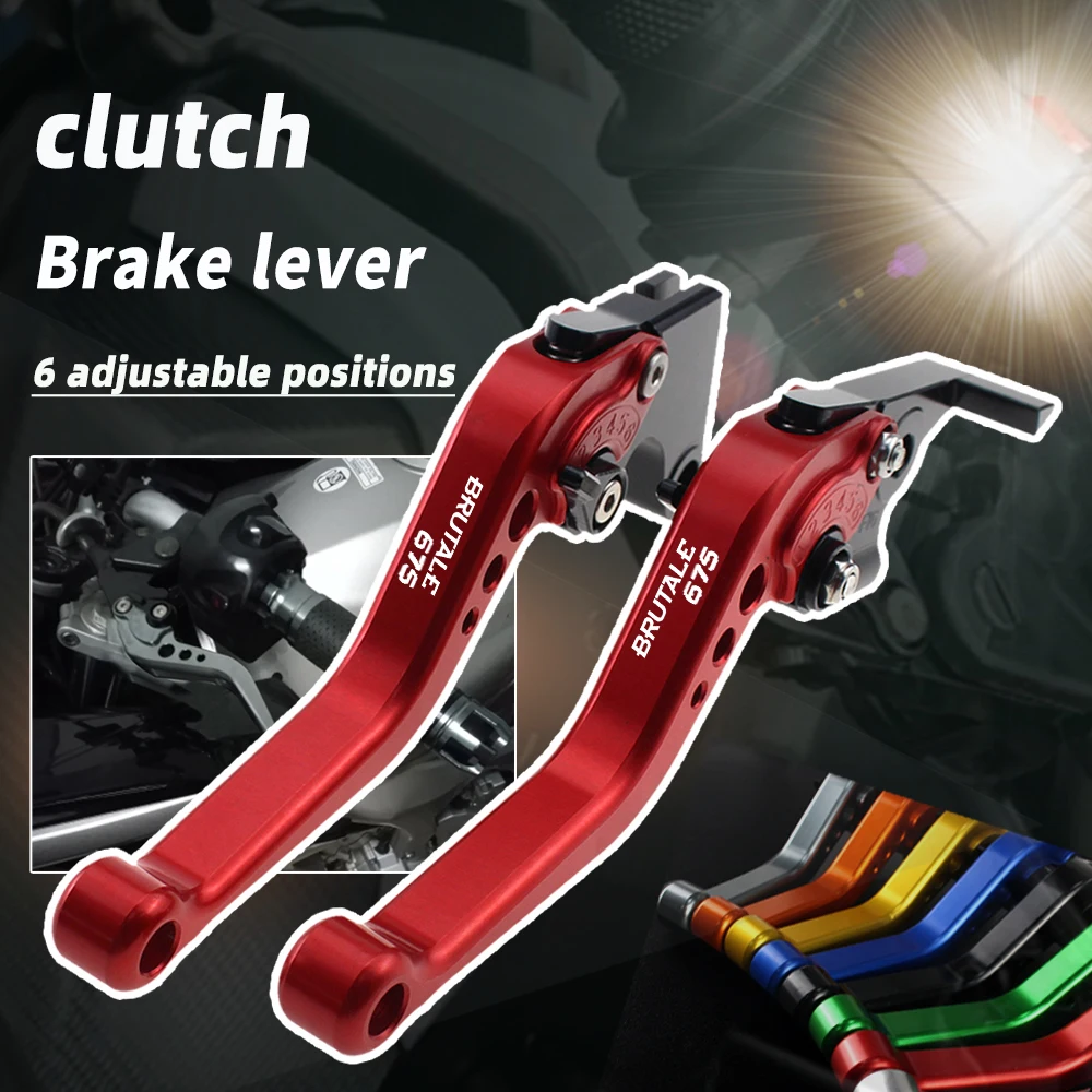 

Motorcycle Adjustable Handles Lever Long / Short Brake Clutch Levers For MV AGUSTA Brutale 675 2014 2015 2016