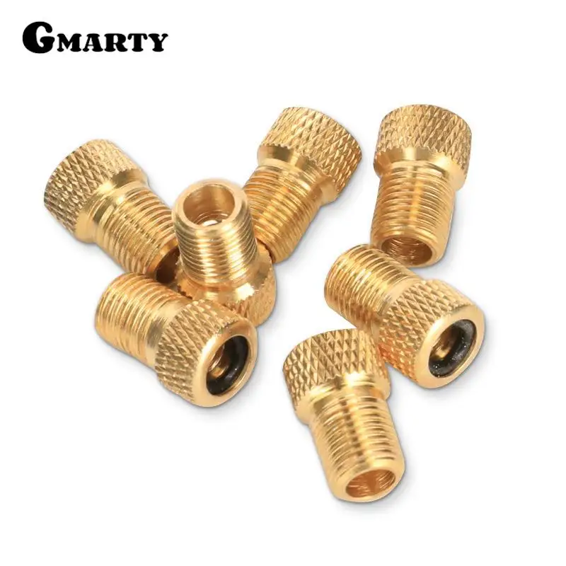 

2PCS Wheel Tire Transfer Valve Adapter Presta To Schrader Cinverter Road Bike Cycle Bicycle Transfer Punp Tube