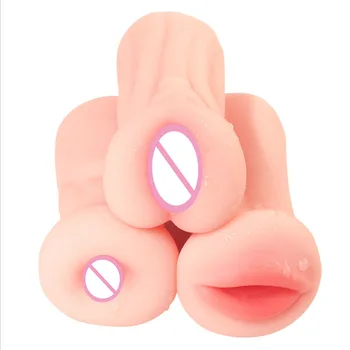 Vagina Anal Sex Tooys for Men Pocket Pussy 18 Adult Sex Toys Silicon Soft Vagina Sucking Cup Male Masturbators for Man Realistic Vagina Anal Sex Tooys for Men Pocket Pussy 18 Adult Sex Toys Silicon Soft Vagina