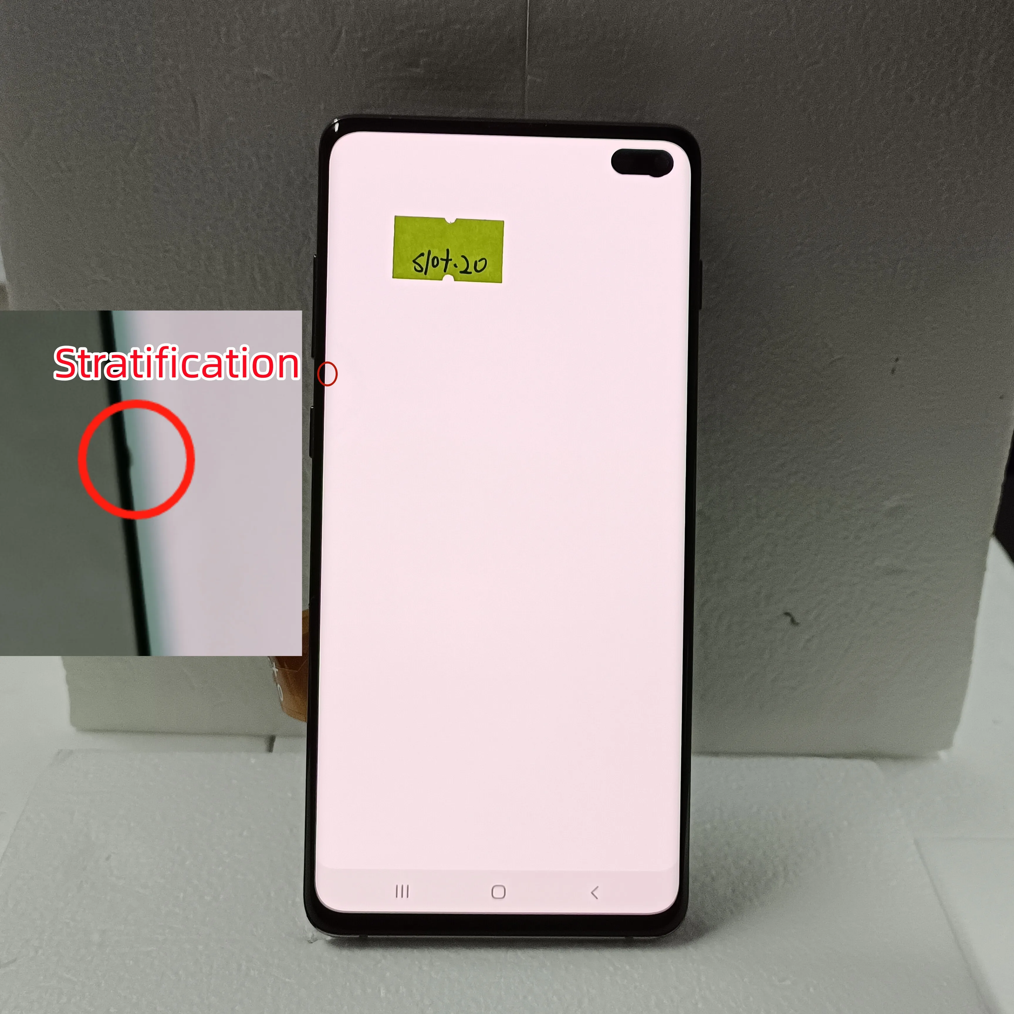 Pantalla táctil LCD AMOLED para Samsung Galaxy S10 Plus, montaje con defecto, G975, G975U, G975F, G975A, G975V, S10 +