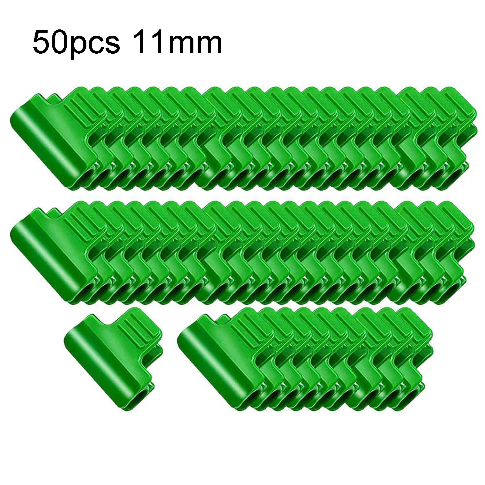 

50pcs Greenhouse Clips For Diameter 11mm(0.43in) / 16mm (0.63in) Plant Greenhouse Frame Tube Netting Tunnel Hoop Clips Parts