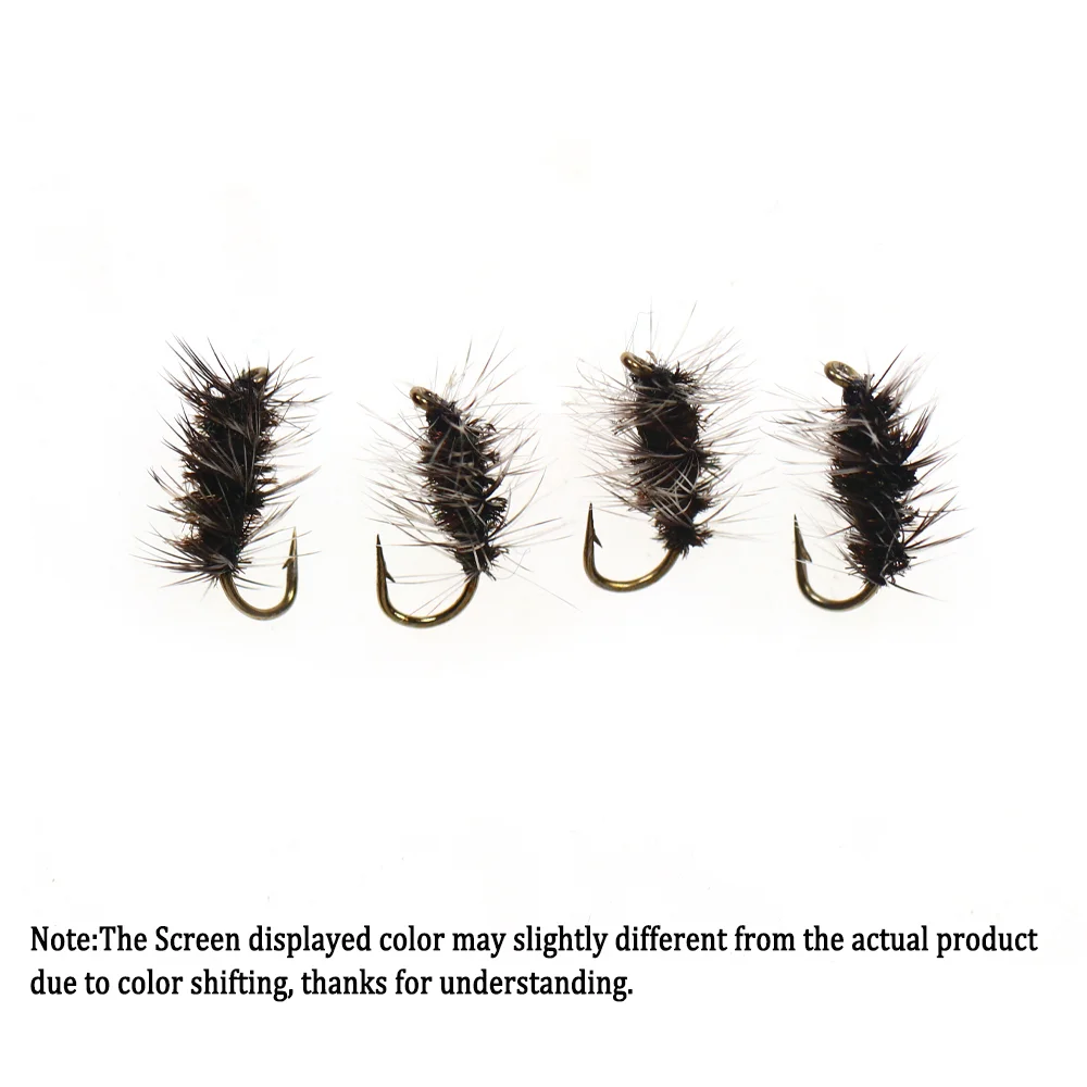 Griffith's Gnat Midge Fly Trout Fishing Flies Dry Fly Insects Flies Fishing Lures Bait High Carbon Steel Hook Fish Tackle