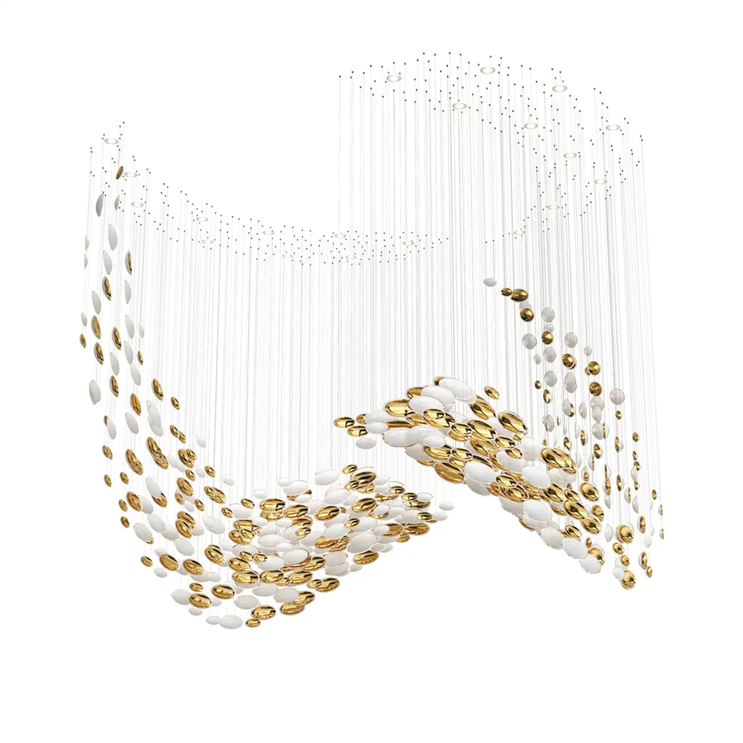 Luxury Lustre Bowl Hanging Chandelier