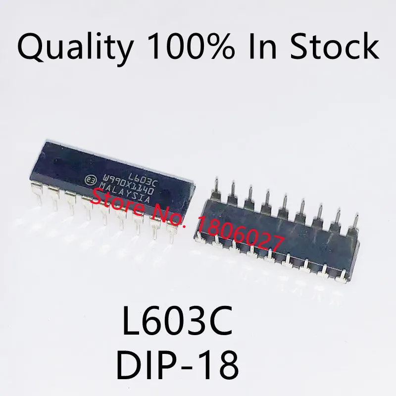 

Бесплатная доставка 10 шт. L603C DIP-18 ST новые оригинальные электронные Интегральные схемы