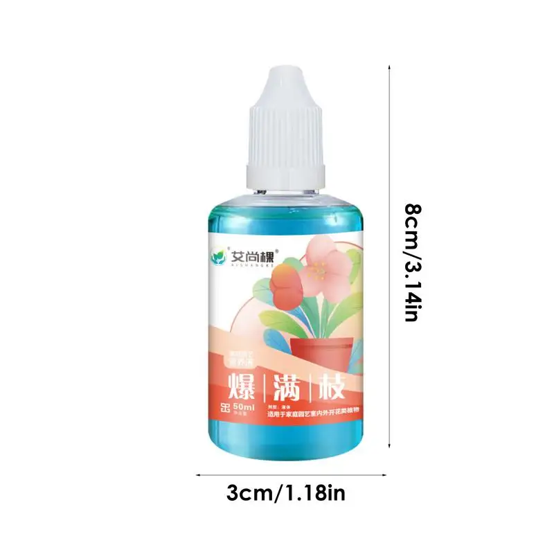 Flower Fertilizer Liquid Plant Fertilizer 50ml Indoor Flower Blossom Enhancer Rich Fast-Acting Liquid Nutrients Growth plant compound fertilizer,plant nutrient solution