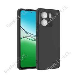 Premium Shockproof Anti - Falling Back Case - Soft TPU Protective Cover for OPPO A5x 4G (Black)