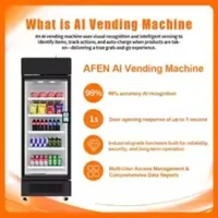 Distributeur automatique de snacks et de boissons en tôle, avec réfrigérateur intégré 6