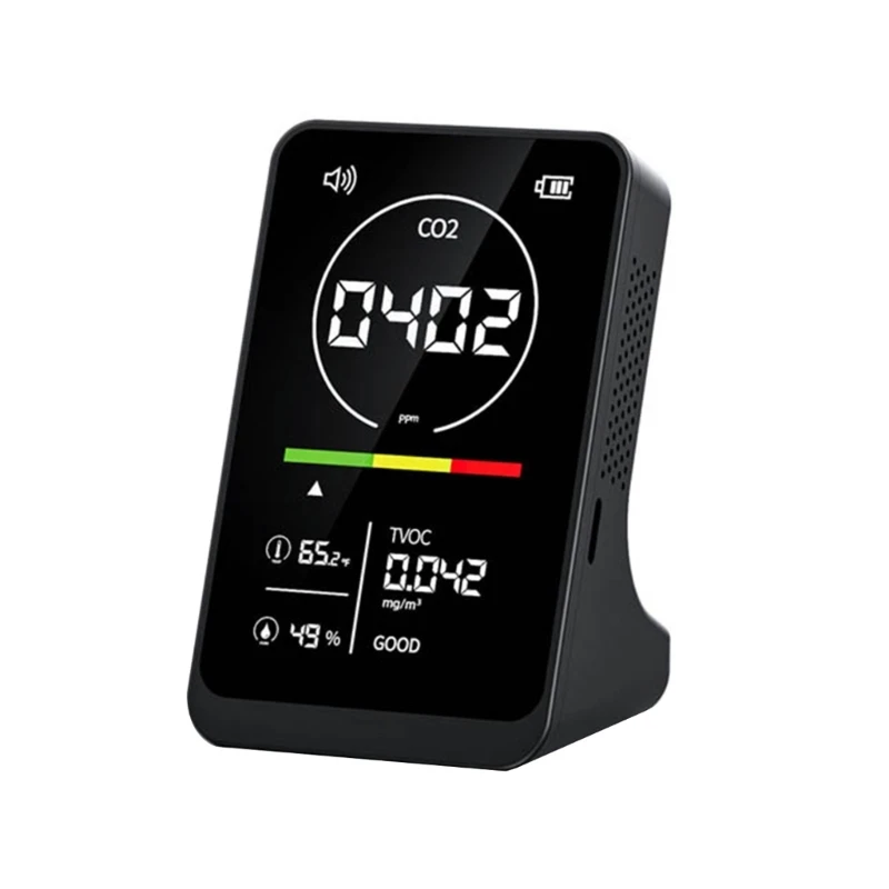 

Air Quality Meter Digital Display Carbon Dioxide Detector for Home Hotel Office