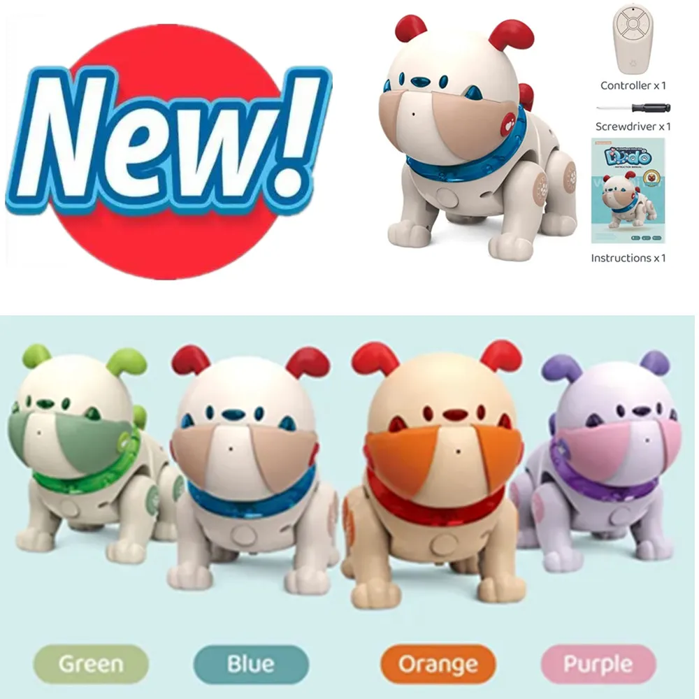 

2023 New Intelligent Remote Control Robot Dog Animal Remote Control Toys Touch Sensing Pet kids Remote Control Toy