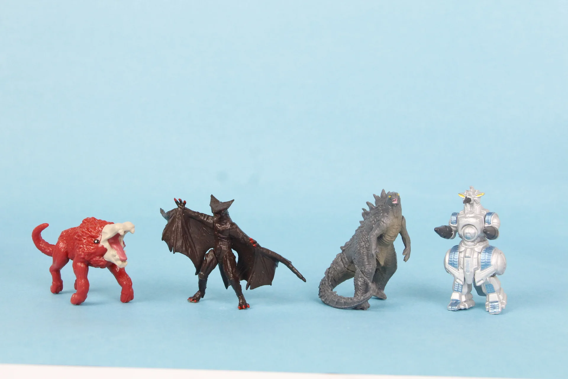 24 teile/satz Anime Godzilla King Kong Rodan Q Version Mini Action Figure PVC Modell Spielzeug puppe Schreibtisch Dekor Sammeln Geschenke – Detail 7