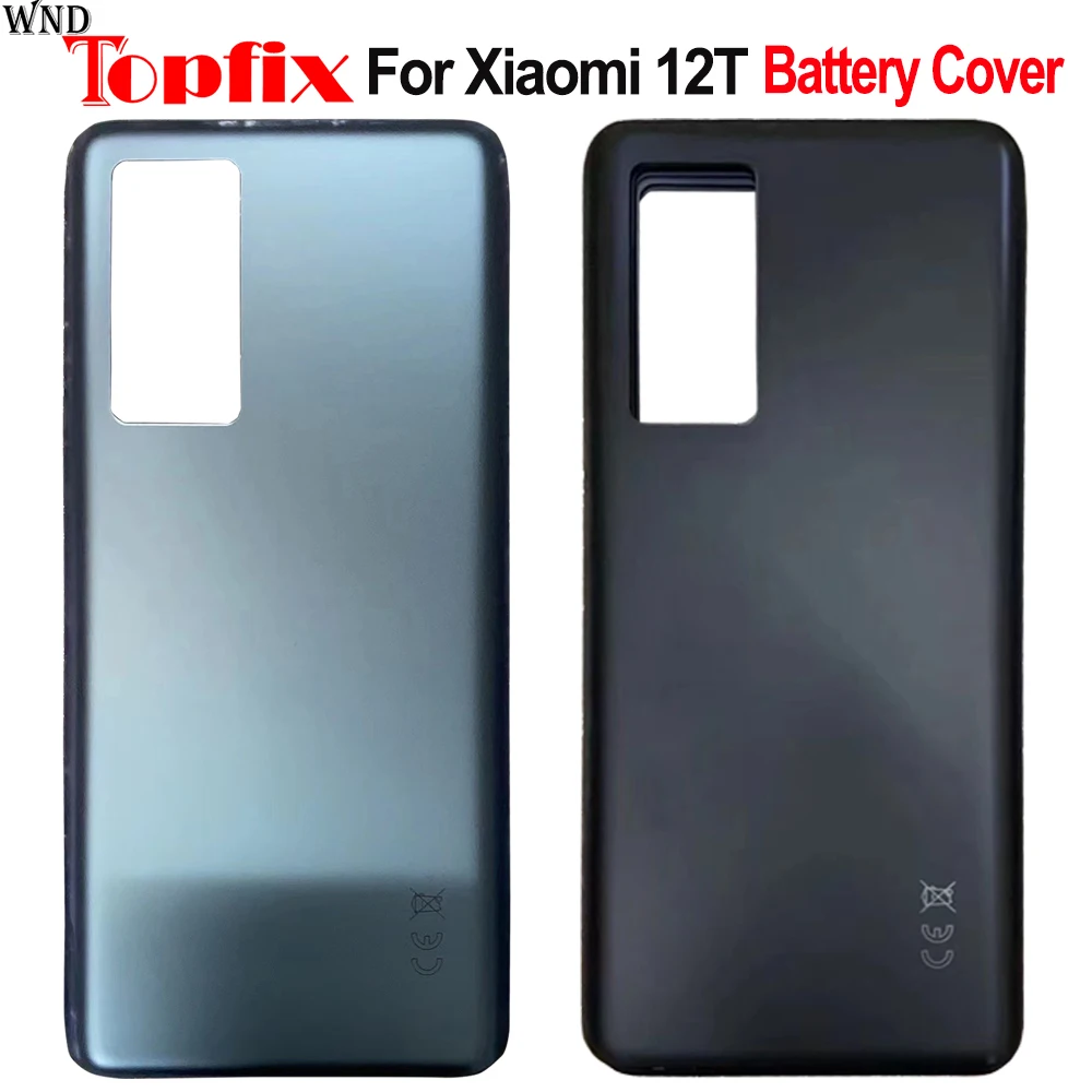 

New Cover For Xiaomi 12T Back Battery Cover Rear Housing For Xiaomi 12T Battery Door Case Replacement Parts