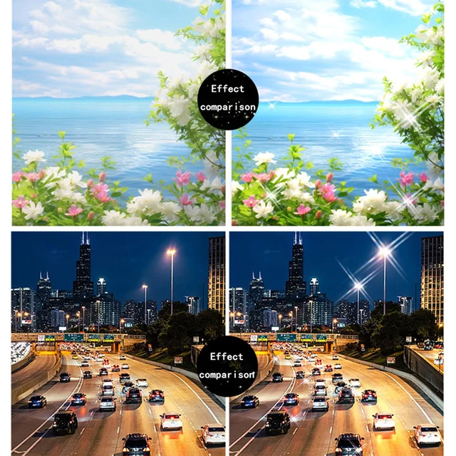 MYOBO Mobile Phone Star filters 4/6/8 Points - 52 67 mm Clip-on Photography Starburst Filter for Smartphones Star Filters 5 MYOBO Mobile Phone Star filters 4/6/8 Points - 52 67 mm Clip-on Photography Starburst Filter for Smartphones Star Filters 5