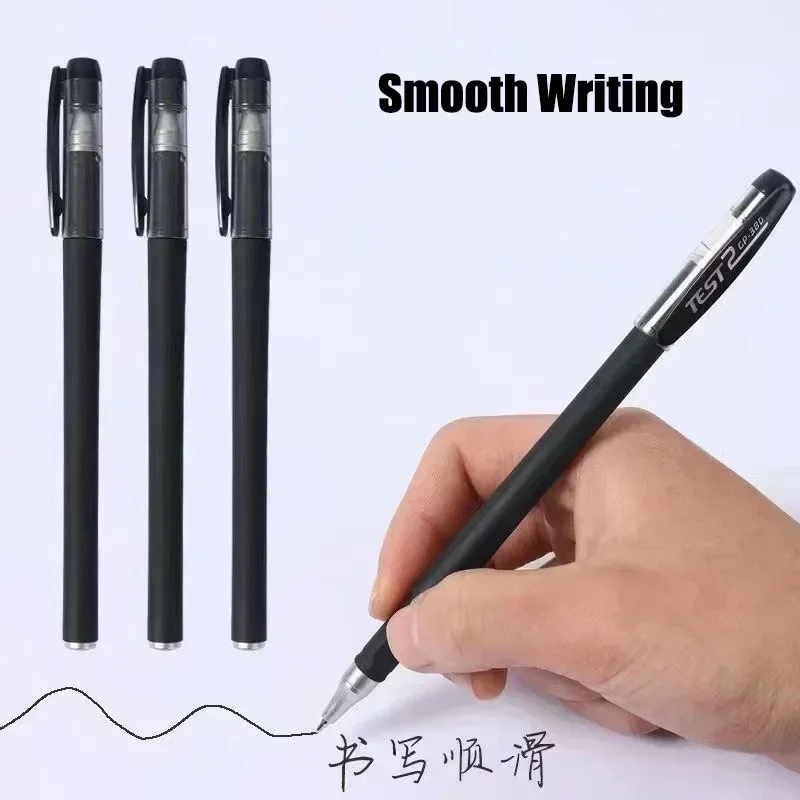 Gel Pen Black Blue Red Gel Ink Refill School Office Supplies Stationery Pen gel pens kawaii accessories stationery cute 5