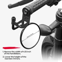 KEMIMOTO Motorcycle Rearview Mirrors Extender Bracket for Sportster S RH 1250 2021-2024 Side Mirror Bracket Mirror Moto Adaptors 2