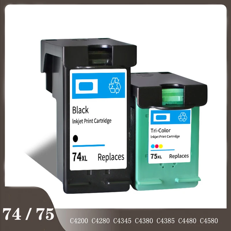 2 Cartuchos Tinta Negra HP 74XL – Compatibles – HouseofToners – Officejet J5725 J5730