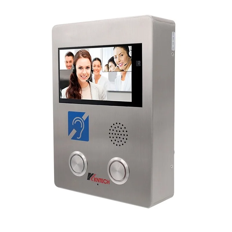 

IP Video Phone Systems Induction Loop Help Point VoIP 7" Digital TFT Screen Emergency Intercom