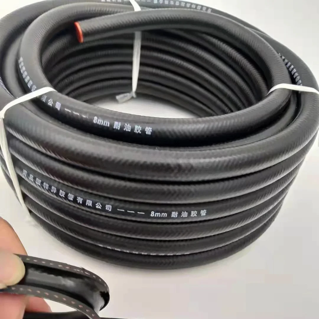 Rubber Tube 1M NBR Petrol Diesel Oil Resistant Rubber Tube 4-25mm Diameter Flexible High Pressure Automobile Fuel Injection Pipe Car oil hose