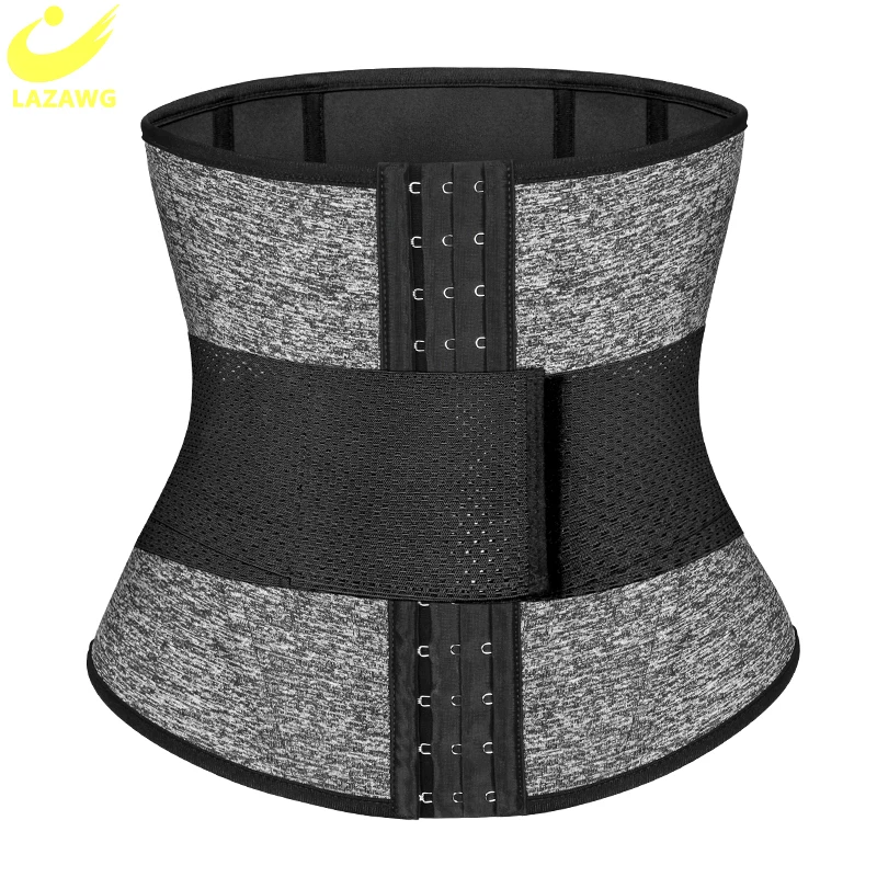 LAZAWG Men Body Shaper Belly Shapers Hot Waist Trainer Belt Neoprene Sauna Slimming Strap Fitness Sweat Fat Burner Gym Shapewear men abdomen reducer body shaper promote sweat sauna vest fitness waist trainer belly slimming shapewear fat burner corset top