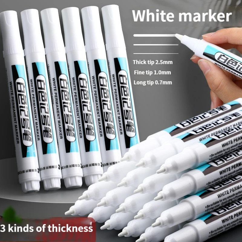Permanent Marker White Glass Paint Marker White Paint Pen Marker