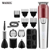WAIKIL Professional Men's Electric Hair Clipper Multifunctional Hair Trimmer USB Rechargeable Cordless Digital Grooming Tool 1