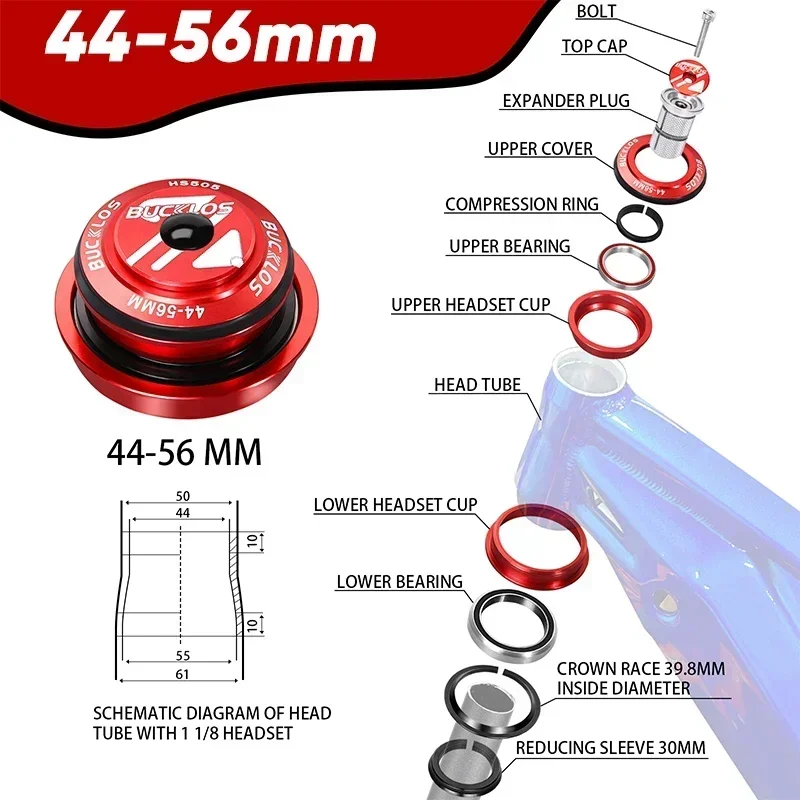 Headset, Aluminum Alloy Mountain Headsets Bearings, Bhutan