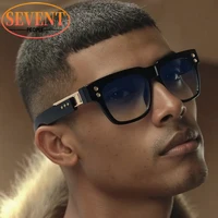Lunettes de soleil polarisées carrées Steampunk pour hommes 2026 – Marque de luxe vintage surdimensionnée pour la conduite en extérieur – Lunettes classiques pour homme 1