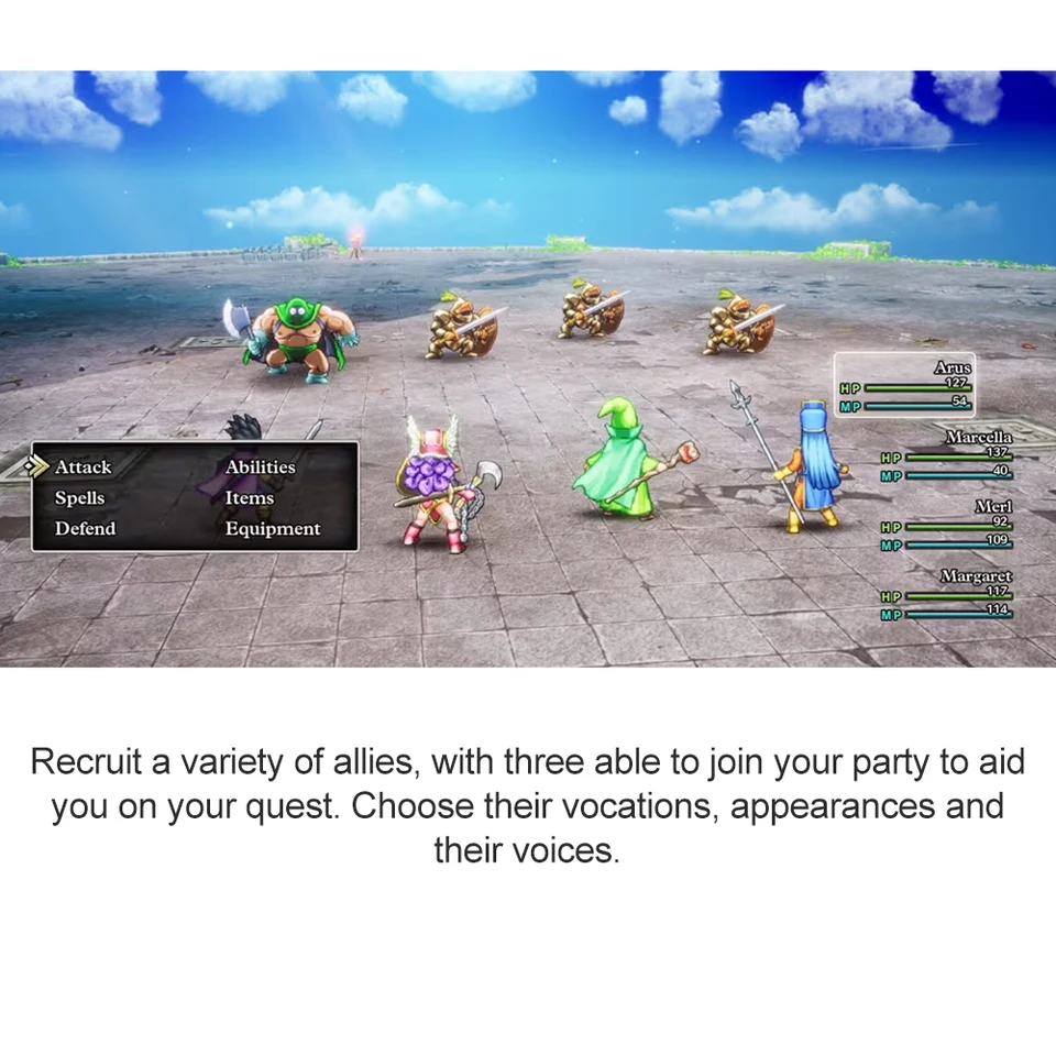 Nintendo Switch用の公式物理ゲームカード,Dragon Quest 3 III, HD-2D