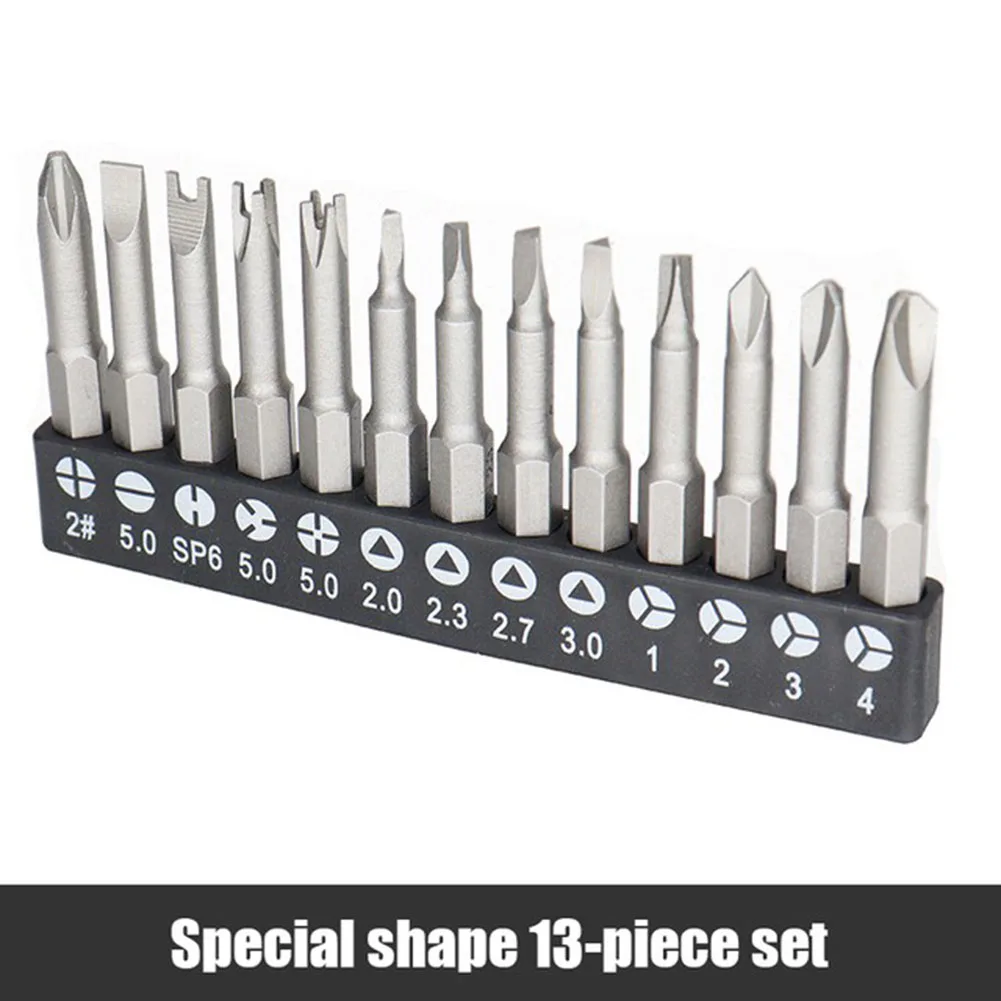 13pcs Special-Shaped Screwdriver Set PH2 U/Y Shape Triangle 50mm ...