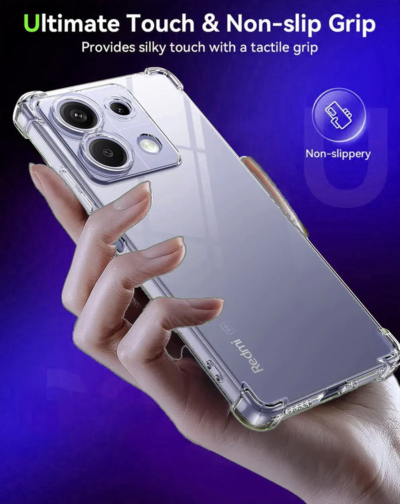 Shockproof Ultra Thin Silicone Soft Clear Phone Case