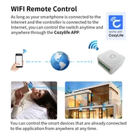 SIXWGH MiNi WiFi Smart Switch Cozylife App Remote Control Timer Home Improvement 2 way Relay Work with Google Home Aleax - Image 2
