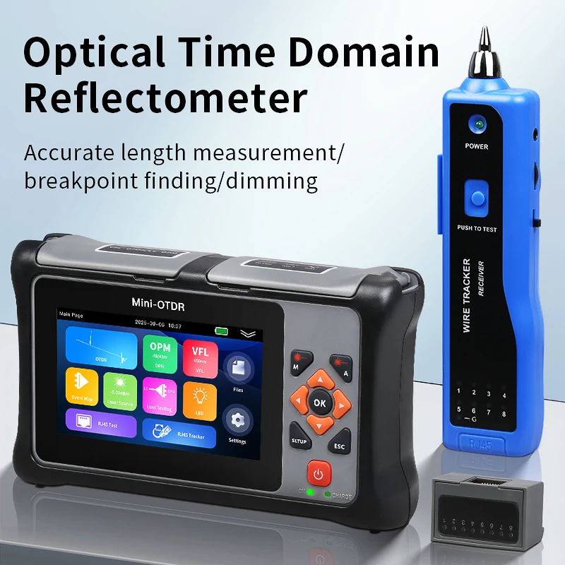 KP800 850/1300nm Multimodal Optical Time Domain Reflectometer 100KM Fiber Optic