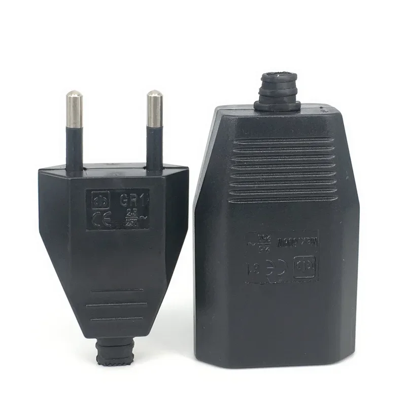 1PCS Rewirable European Power Cord CE Male Plug Female Socket Electrical Plug Industrial Vintage Style Rewire 250V 16A