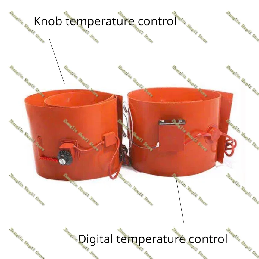 Electric Oil Drum Silicone Heating Belt Silicone Band Drum Heater DIY Rubber Heater Oil Gas Tank Metal Barrel