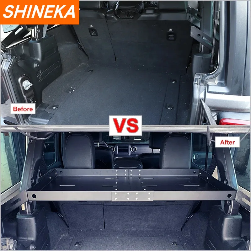 ジュラファニチャー　ラック SHINEKA リアラック ジープラングラー JK JL 2007-2023 トランク