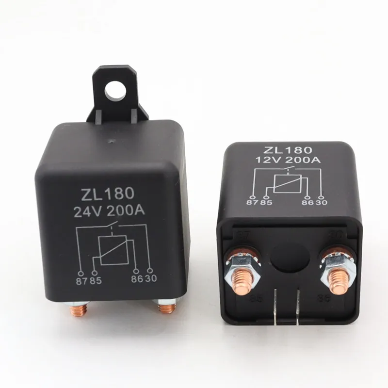 

1PCS Diesel Vehicle Preheating Zl180 High Current Relay DC Dc12v200a High Power Contactor 24V