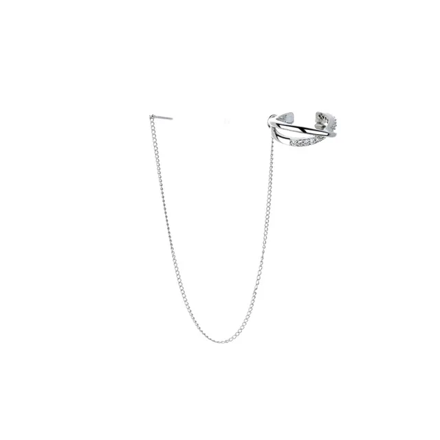 Boucles d'oreilles étoile Sring pour femmes, couleur argent, manchettes à Clip, sans Piercing, Kpop, bijoux à la mode, cadeaux, 1 pièce