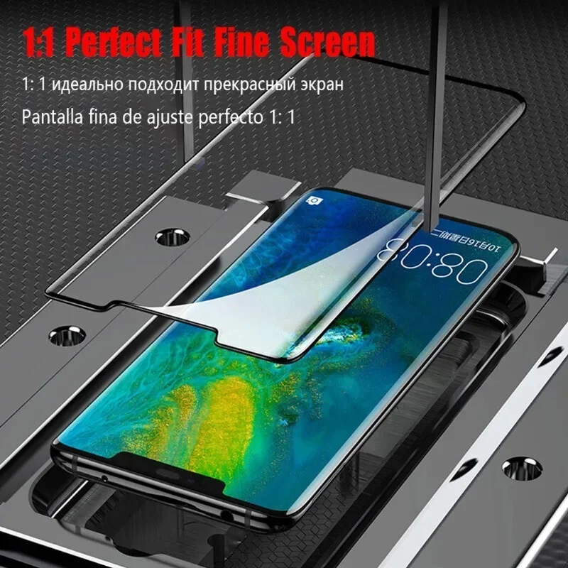

2 шт. полное покрытие твердость 9h закаленное стекло для huawei mate 30 20 pro 20X 10 lite 9 Защитные пленки для экрана