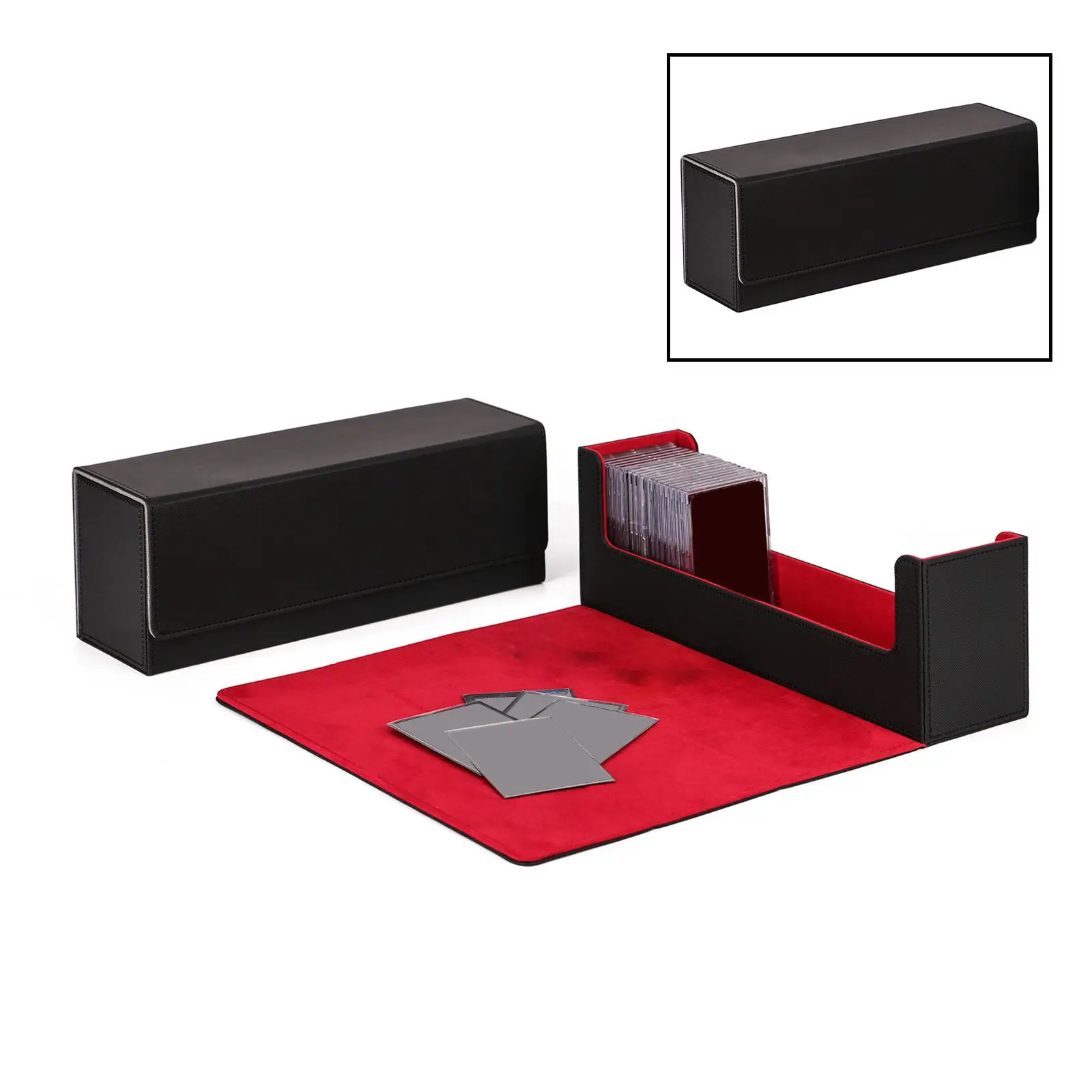 Black PP Game Card Box Deck Boxes for Trading Card Game Storage - China  Card Holder and Game Storage Case price